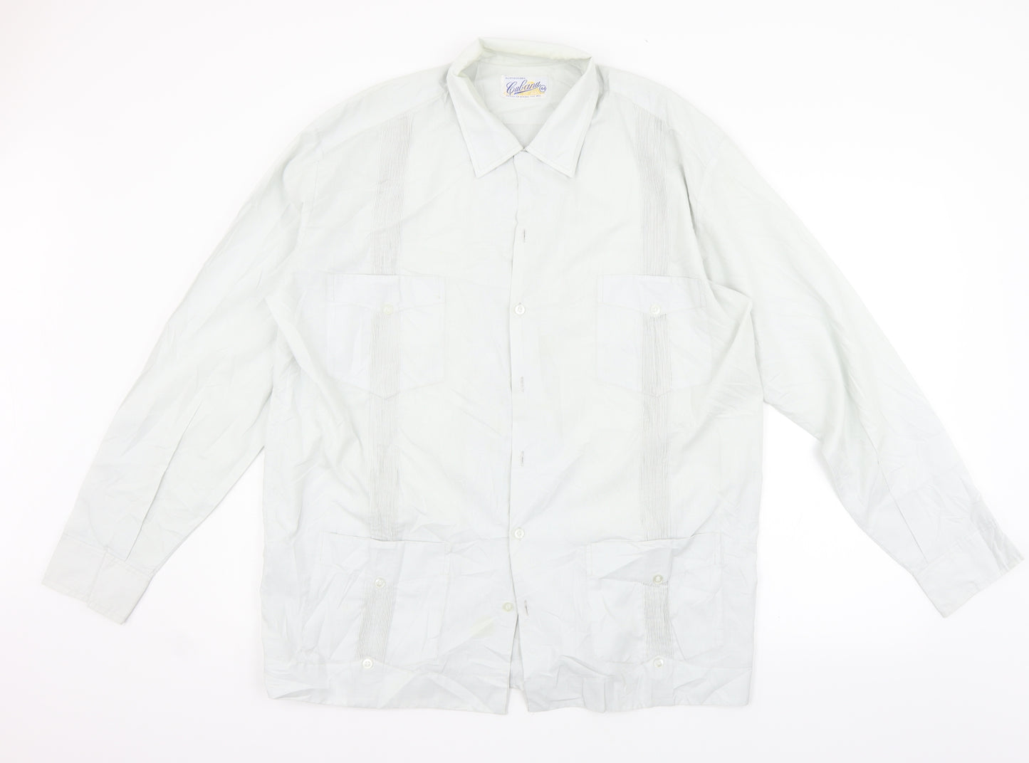 lupland Mens Grey    Button-Up Size L  - 44in washable