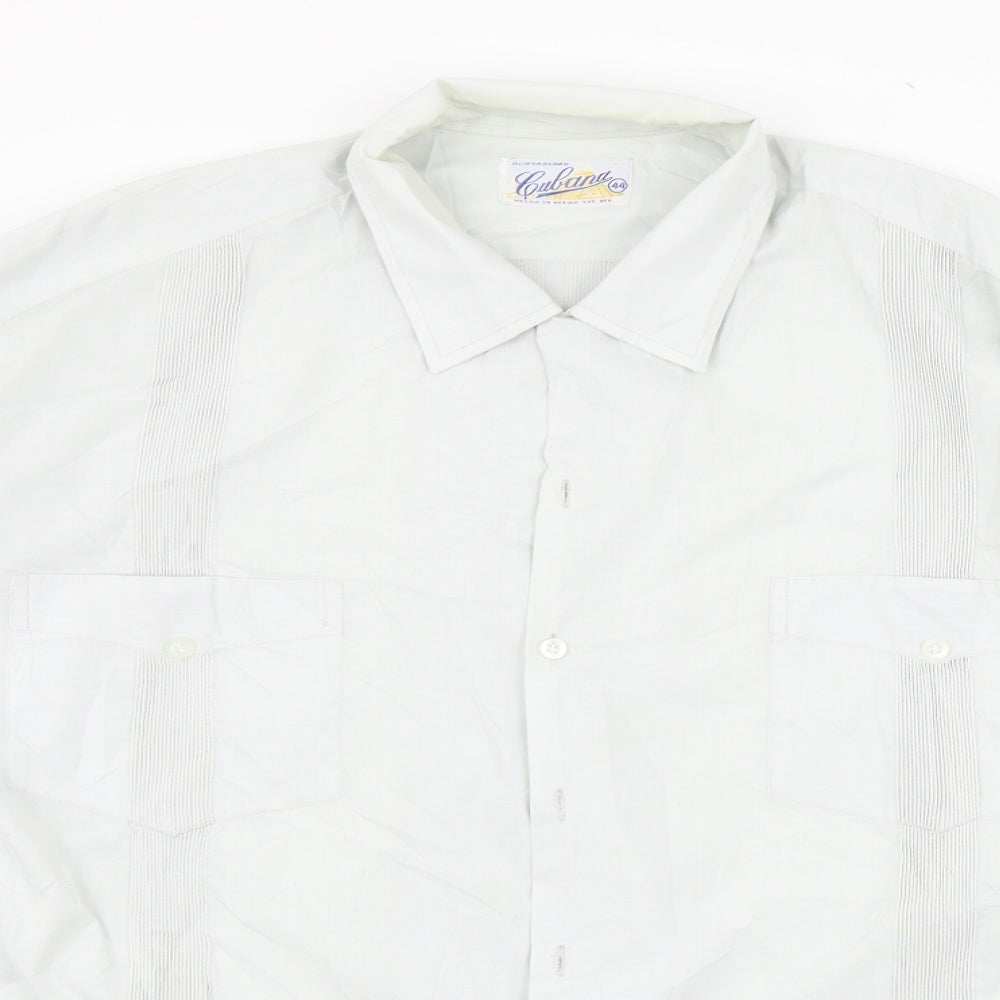 lupland Mens Grey    Button-Up Size L  - 44in washable
