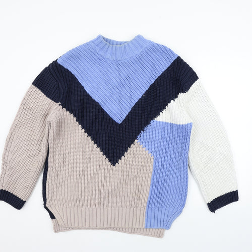 H&M Womens Blue   Pullover Jumper Size 10