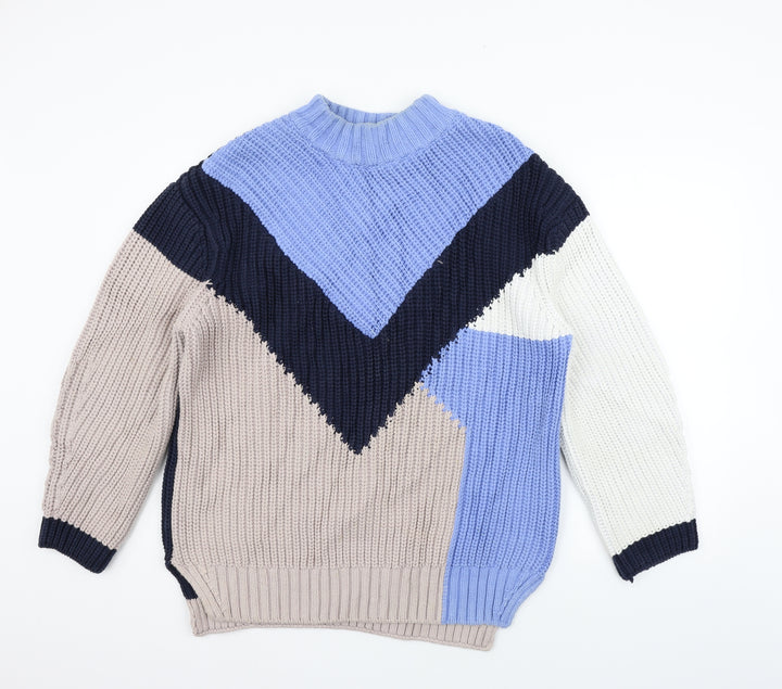 H&M Womens Blue   Pullover Jumper Size 10