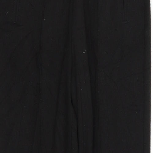 Marks and Spencer Womens Black   Trousers  Size 8 L26 in