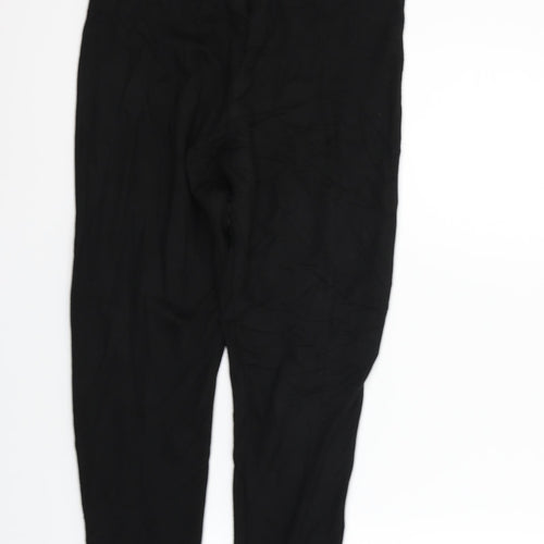 H&M Womens Black   Trousers  Size M L25 in