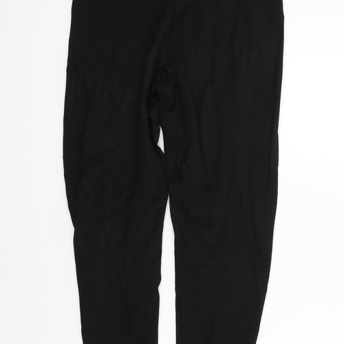 H&M Womens Black   Trousers  Size M L25 in