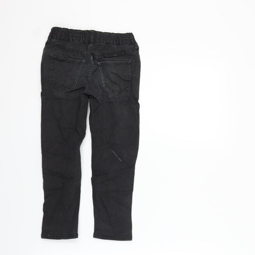 Uniqlo Boys Black   Straight Jeans Size 3-4 Years