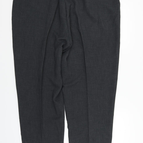 ELVI Womens Grey   Trousers  Size 36 in L28 in