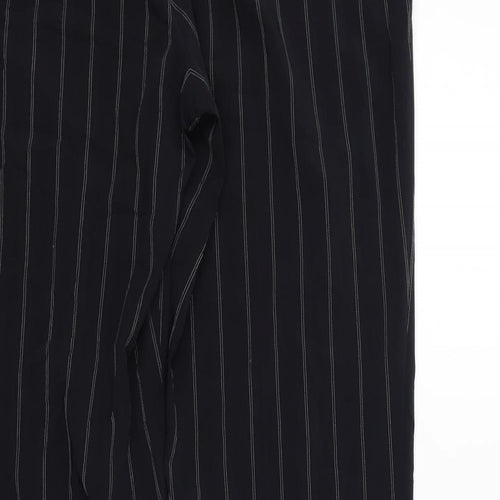 Gerry Weber Womens Black Striped  Trousers  Size 16 L31 in