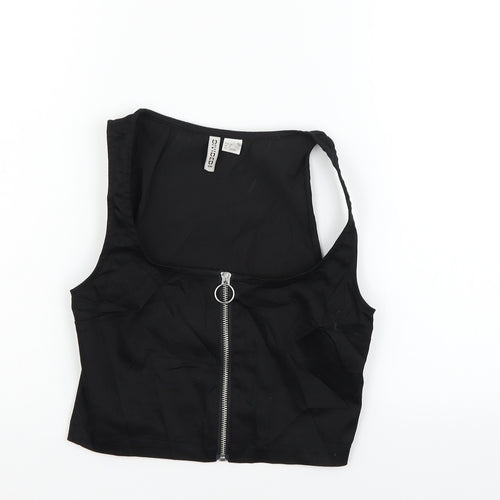 Divided Womens Black   Basic Blouse Size 8