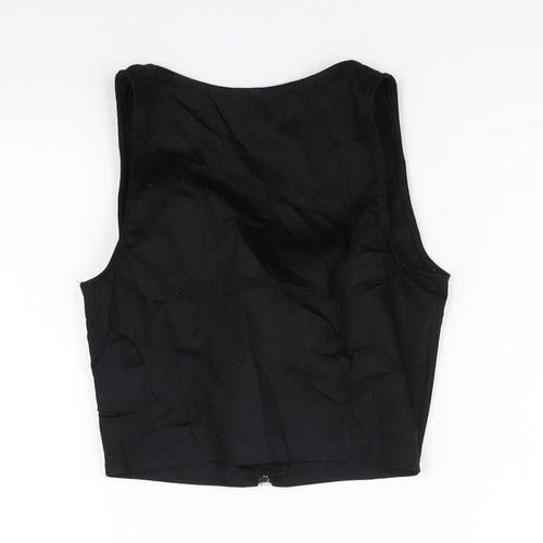 Divided Womens Black   Basic Blouse Size 8