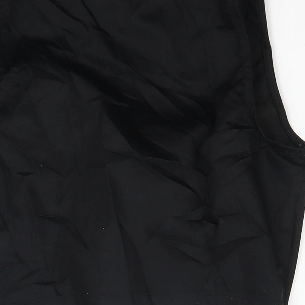 Divided Womens Black   Basic Blouse Size 8