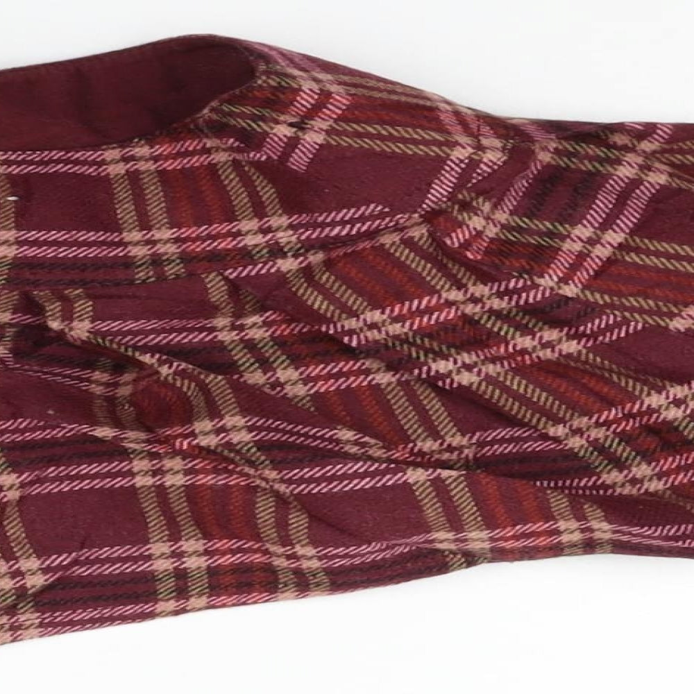 Next  Girls Red Check  Flare Skirt Size 4 Years