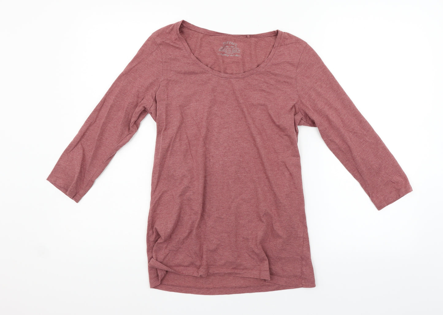 Fat Face Womens Pink   Basic T-Shirt Size 14