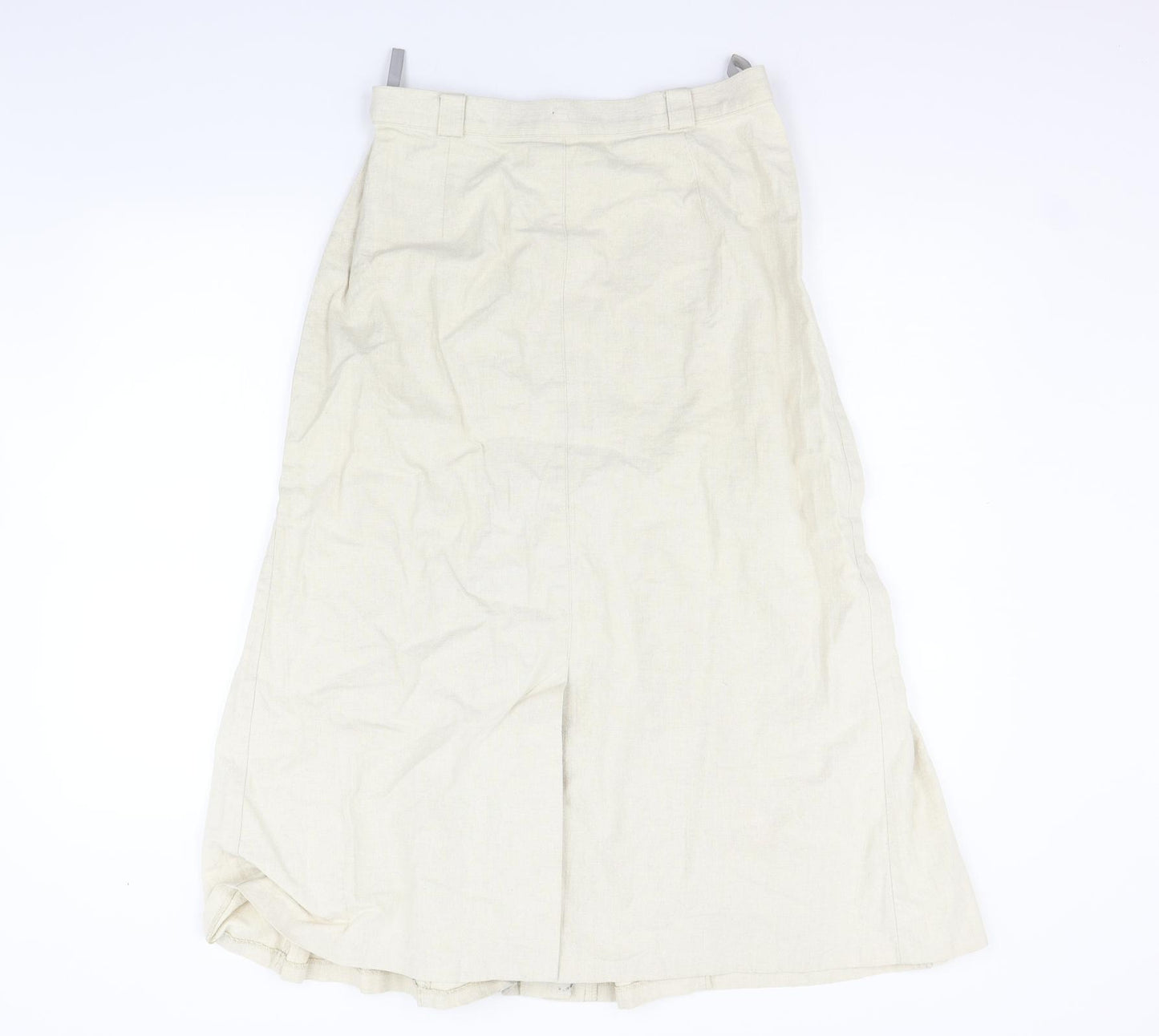ST MICHAEL Womens Beige   Flare Skirt Size 16