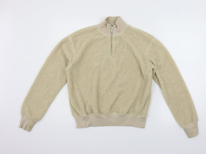 Topshop Womens Beige Pullover Jumper Size 6 - washable marks