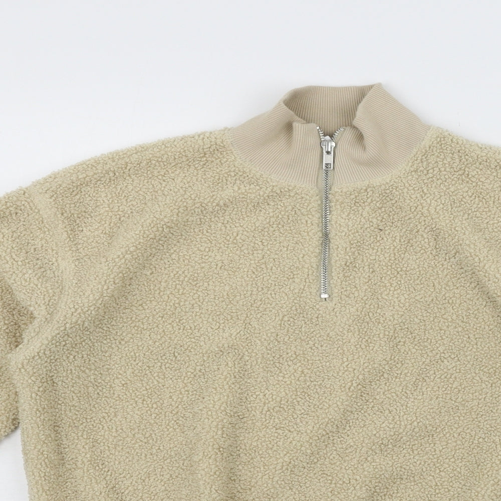 Topshop Womens Beige   Pullover Jumper Size 6  - washable marks