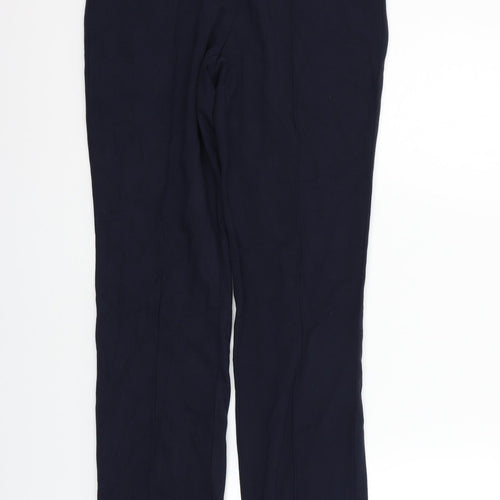 Barbara Lebek Womens Blue   Trousers  Size 14 L26 in