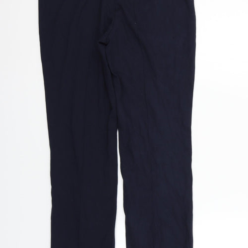 Barbara Lebek Womens Blue   Trousers  Size 14 L26 in