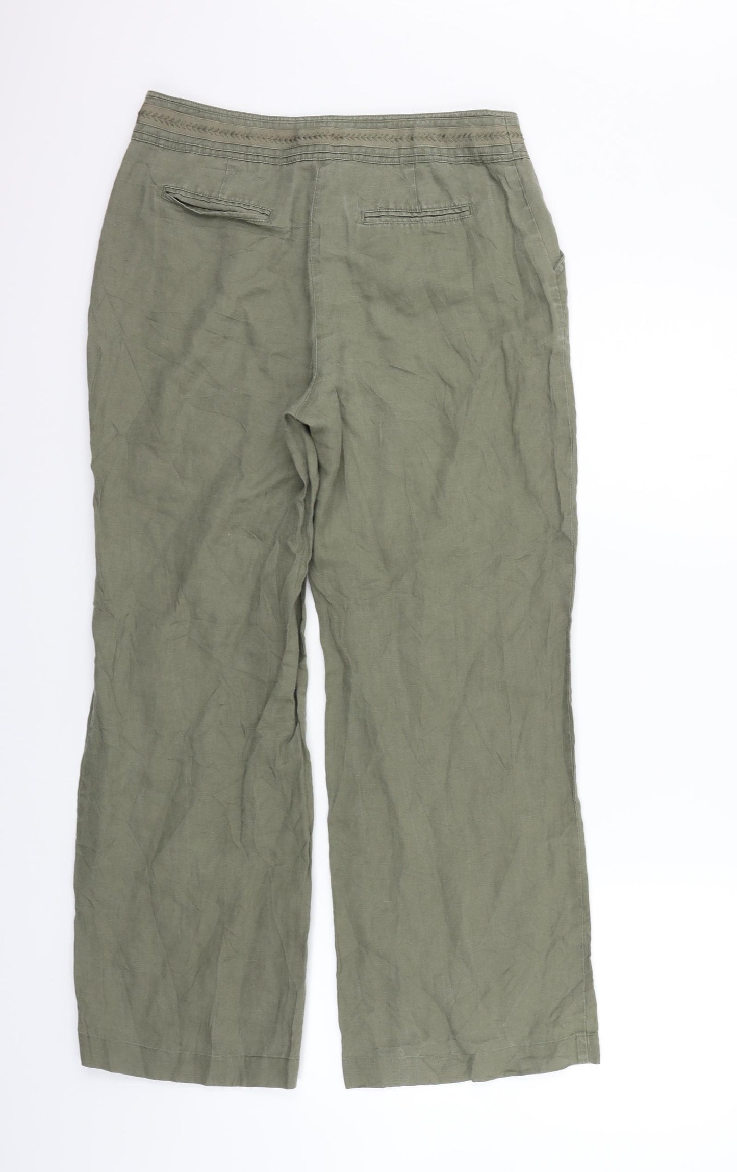 Per Una Womens Brown   Trousers  Size 10 L28 in