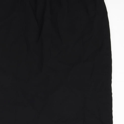 DELMOD Womens Black   Flare Skirt Size 32 in