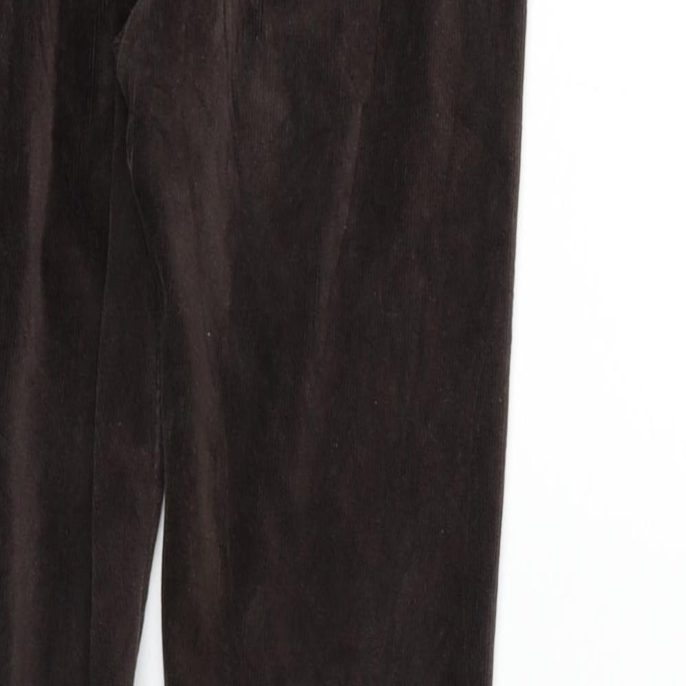 Marks and Spencer Womens Brown   Trousers  Size 8 L24 in