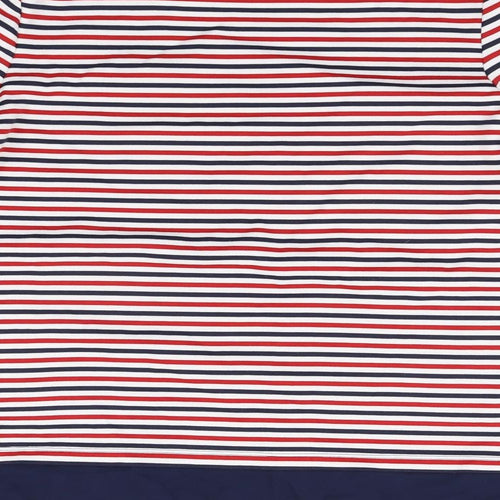 Marks and Spencer Womens Red Striped  Pullover Jumper Size 14