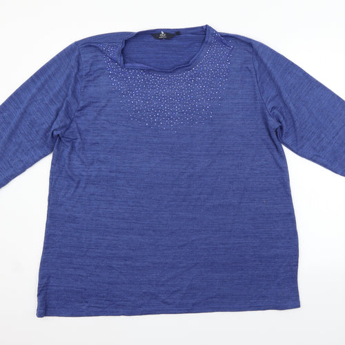 ISLE Womens Blue   Pullover Jumper Size XL
