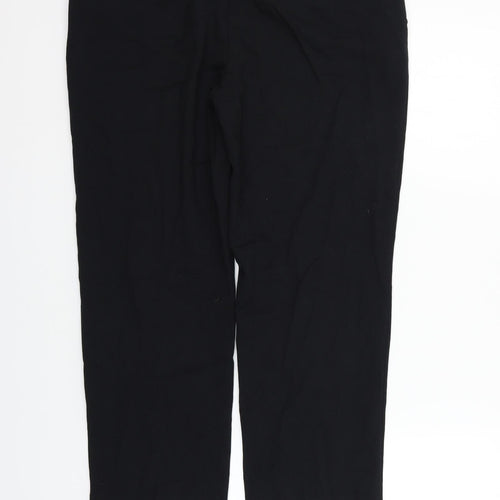 Marks and Spencer Womens Black   Trousers  Size 12 L25 in