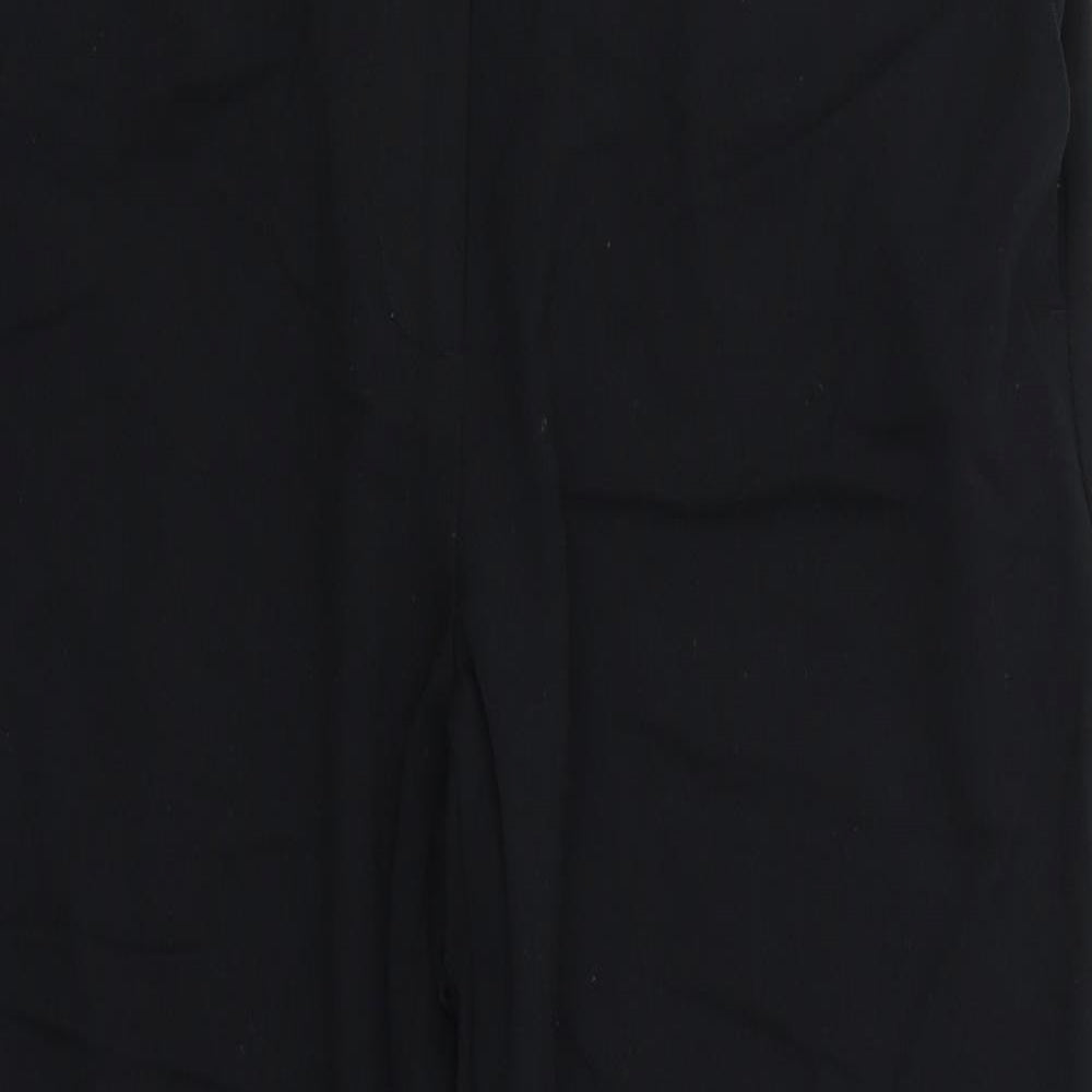 Marks and Spencer Womens Black   Trousers  Size 12 L25 in