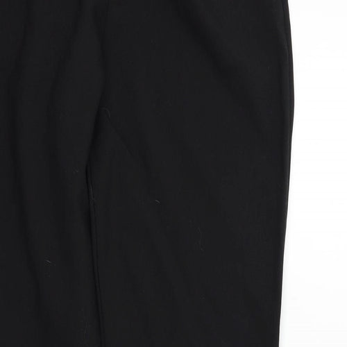 Preworn Womens Black   Trousers  Size L L28 in