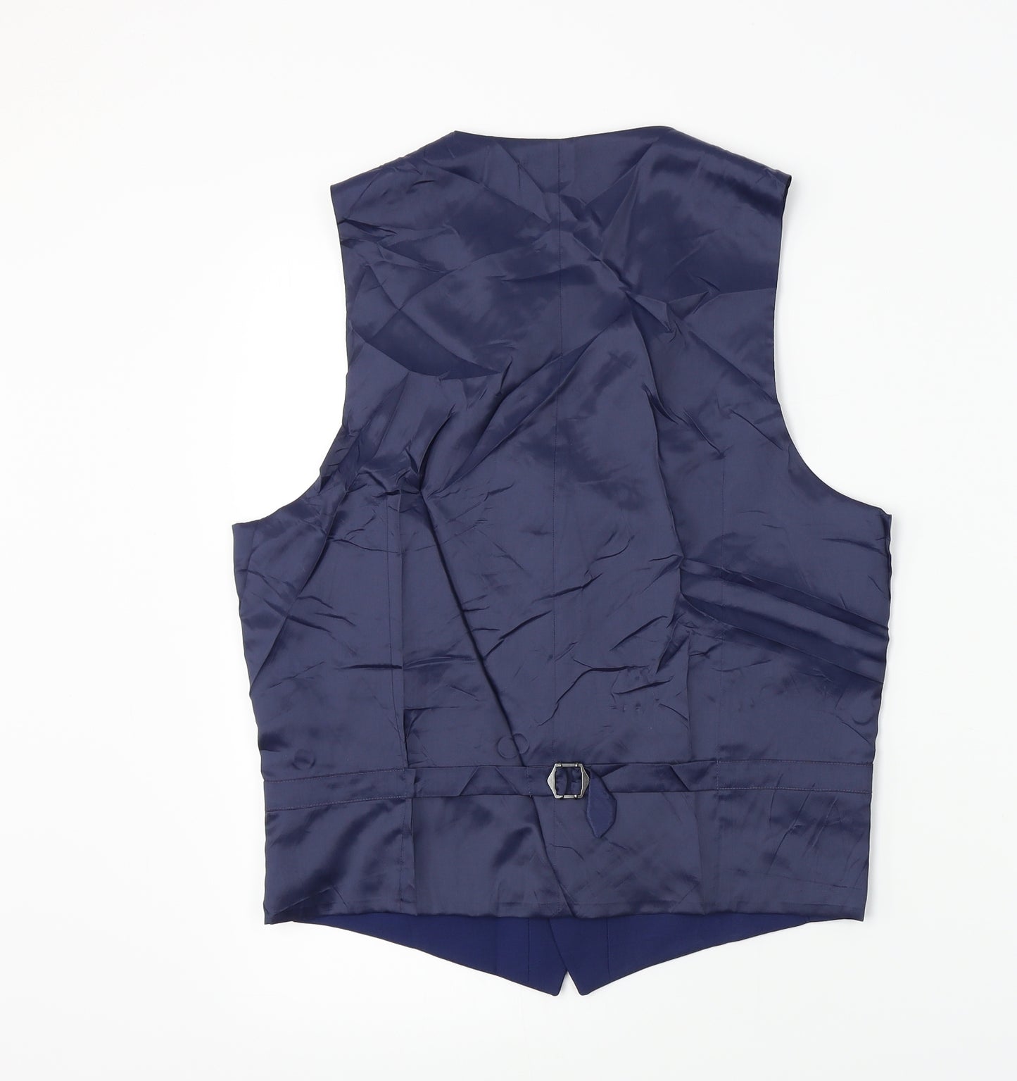 Marks and Spencer  Mens Blue   Jacket Suit Waistcoat Size 38