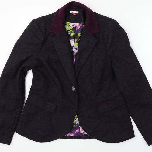Joe Browns  Womens Purple   Jacket Coat Size 14