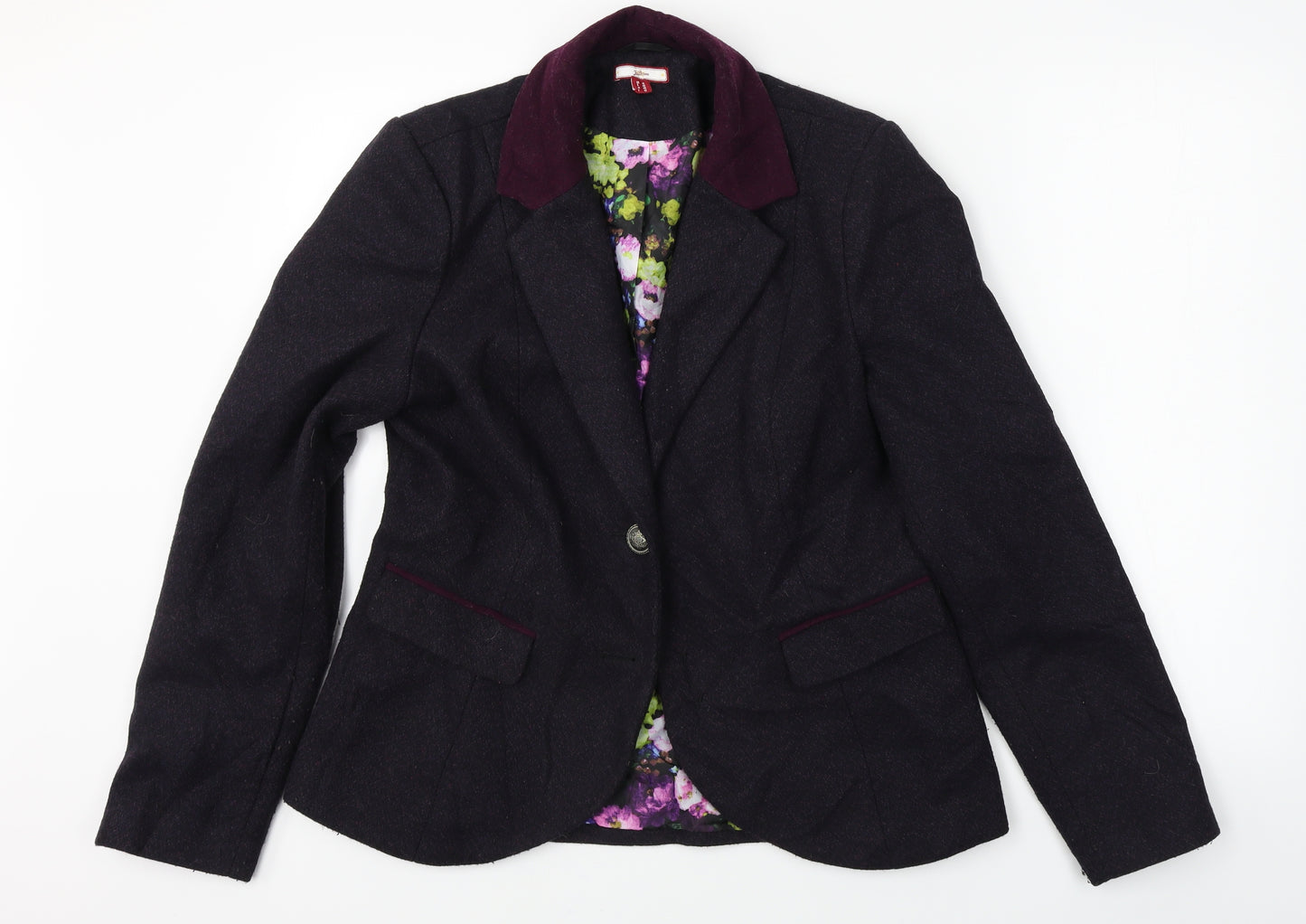Joe Browns  Womens Purple   Jacket Coat Size 14