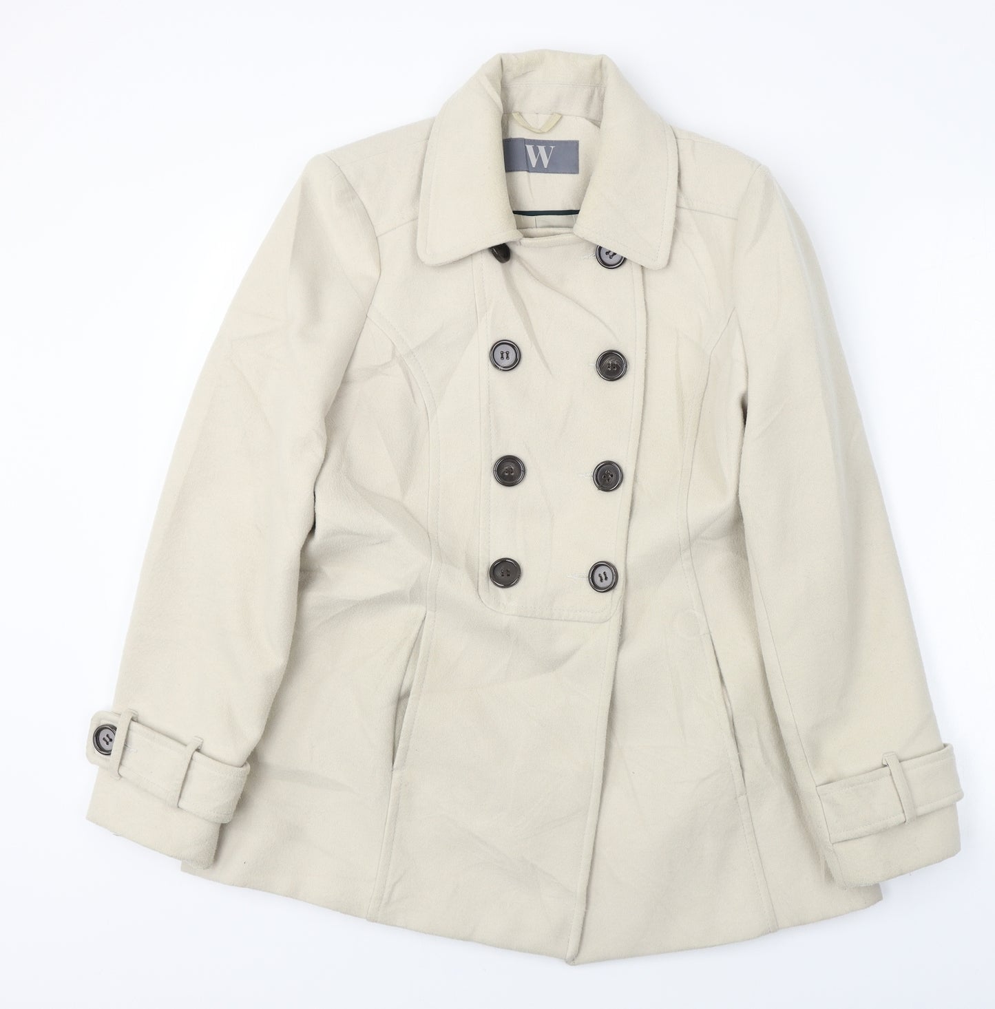 BHS  Womens Beige   Jacket Coat Size 12