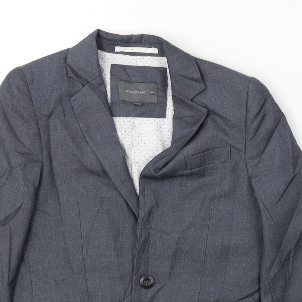 RJR.John Rocha  Boys Grey   Jacket Blazer Size 9 Years