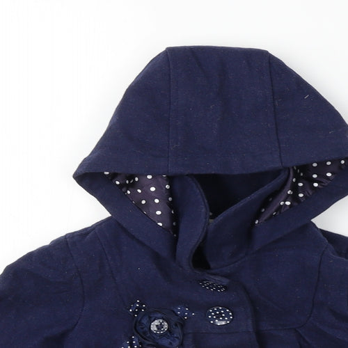 bows & arrows  Girls Blue   Jacket Coat Size 2 Years