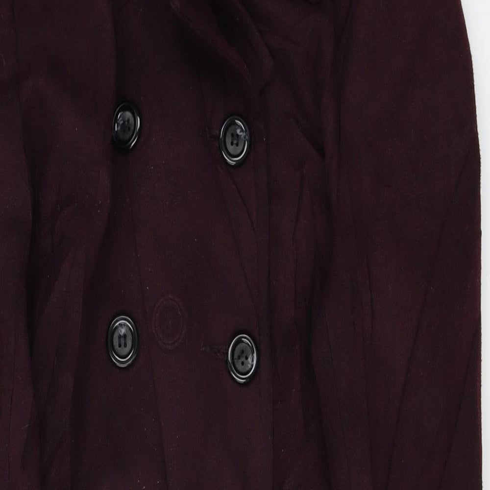 Dorothy Perkins  Womens Purple   Jacket Coat Size 10