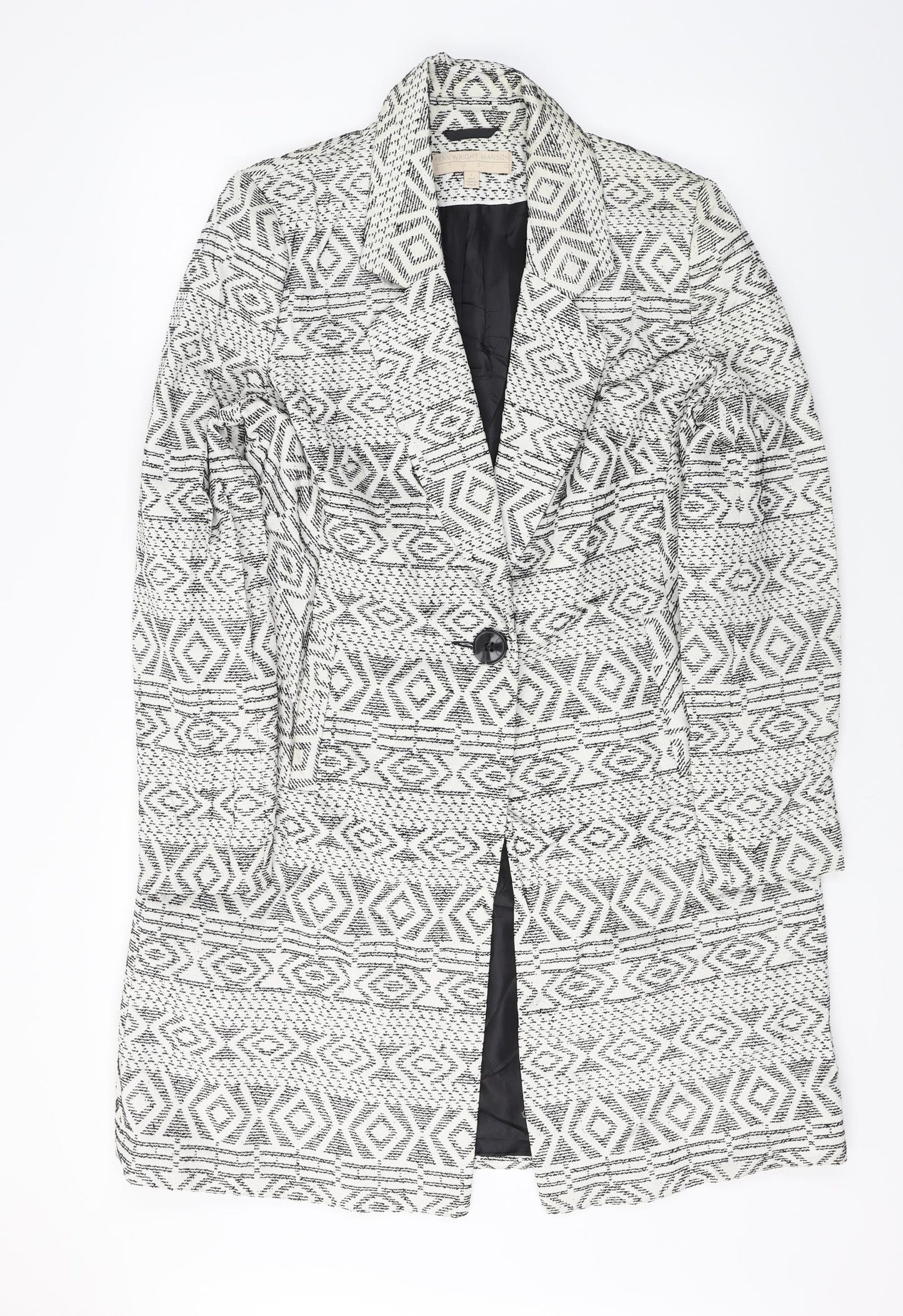 Fenn Wright Manson   Womens White   Jacket Blazer Size L