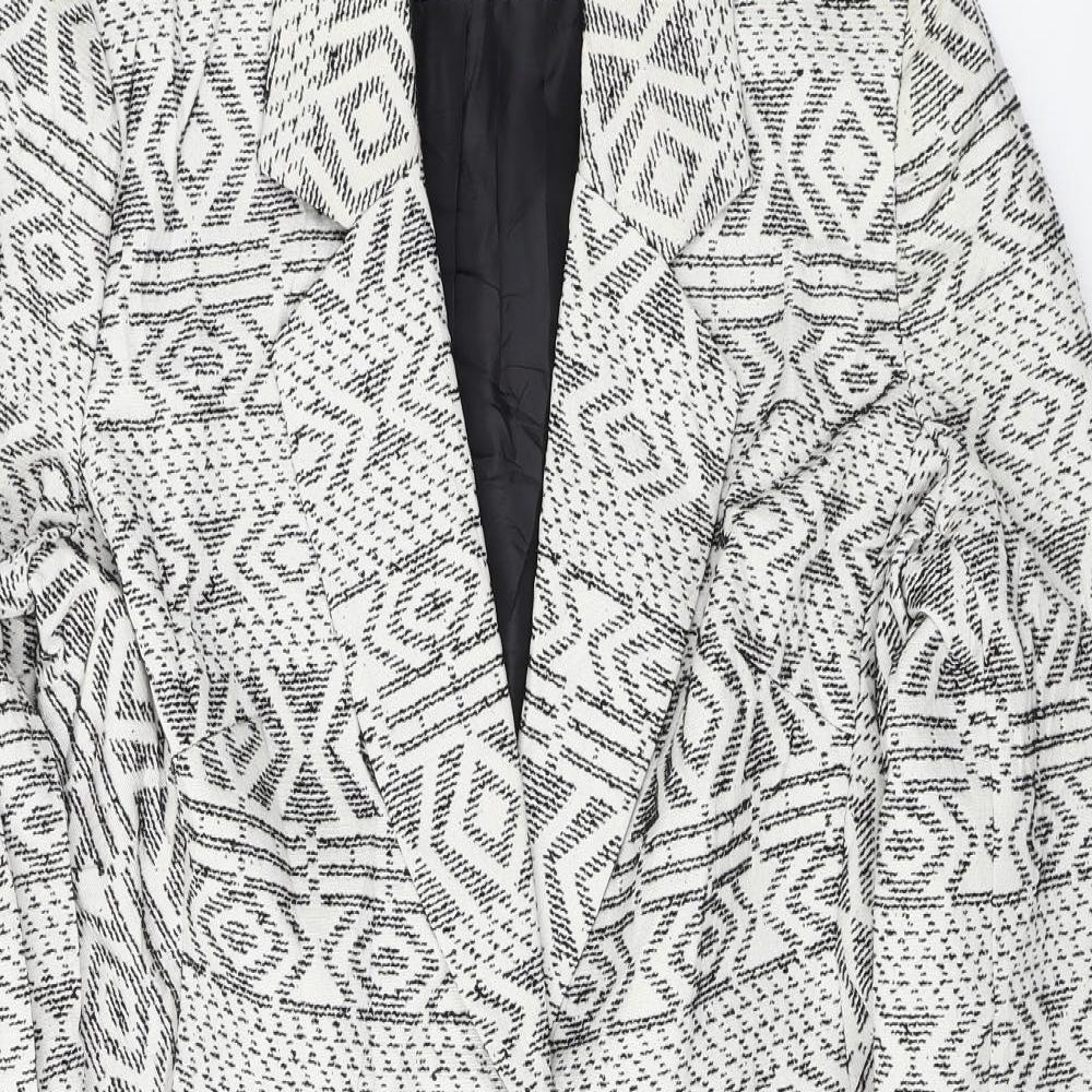 Fenn Wright Manson   Womens White   Jacket Blazer Size L