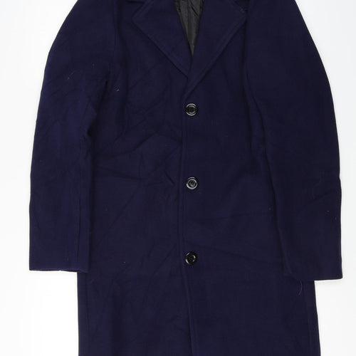 Preworn  Womens Blue   Jacket Coat Size L