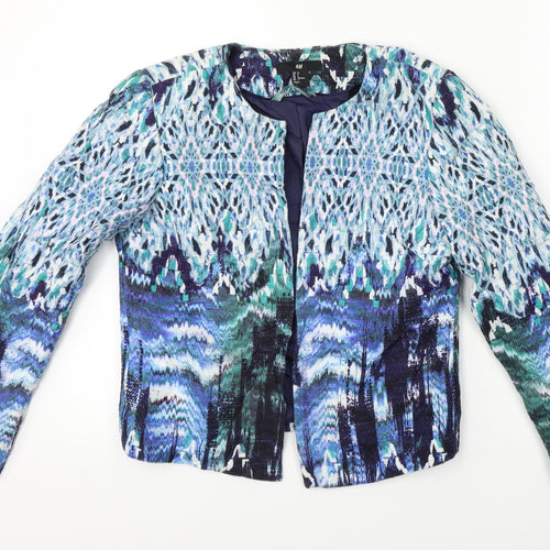 H&M  Womens Blue   Jacket Coat Size 6