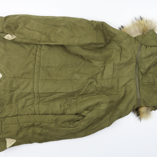 Preworn  Womens Green   Jacket Coat Size S