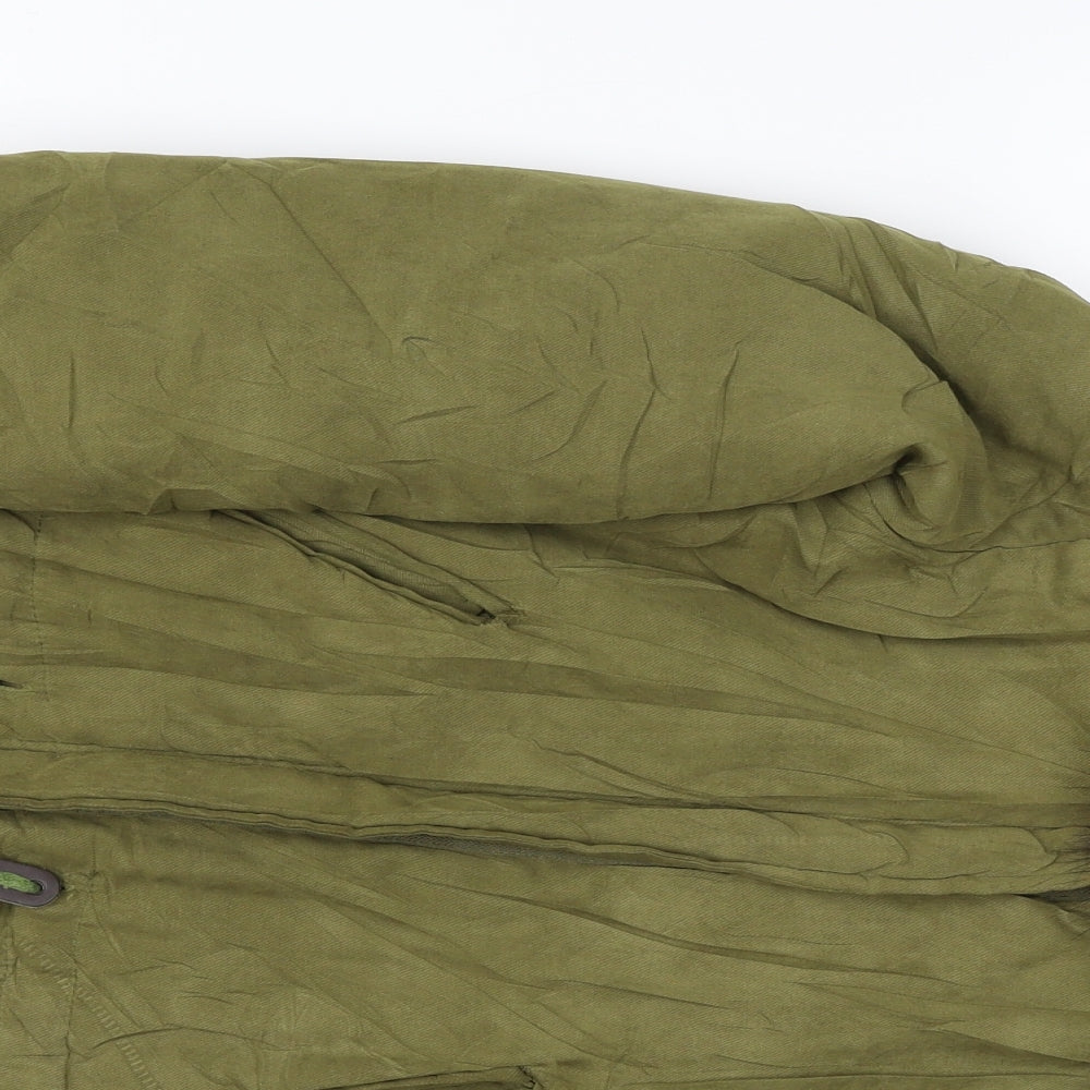Preworn  Womens Green   Jacket Coat Size S