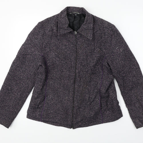 Marks and Spencer  Womens Purple   Jacket Coat Size 14
