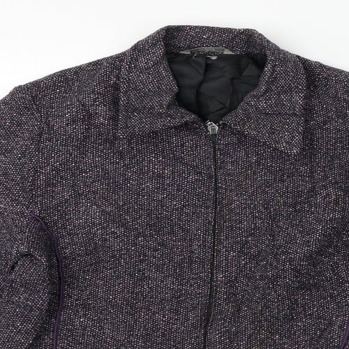 Marks and Spencer  Womens Purple   Jacket Coat Size 14