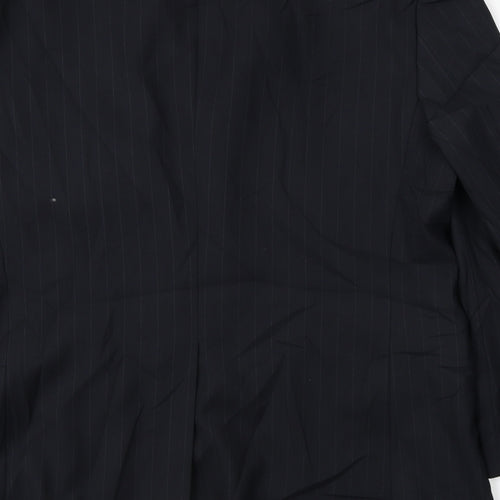 Willerby Smith  Mens Black Striped  Jacket Blazer Size 40