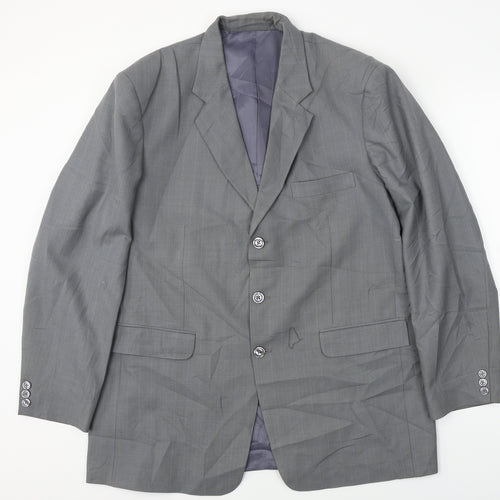 Henry  Mens Grey   Jacket Blazer Size 42