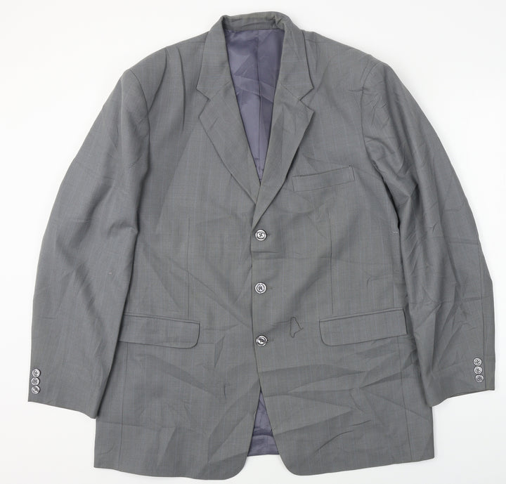 Henry Mens Grey Jacket Blazer Size 42