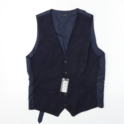 Marks and Spencer  Mens Brown   Jacket Suit Waistcoat Size S