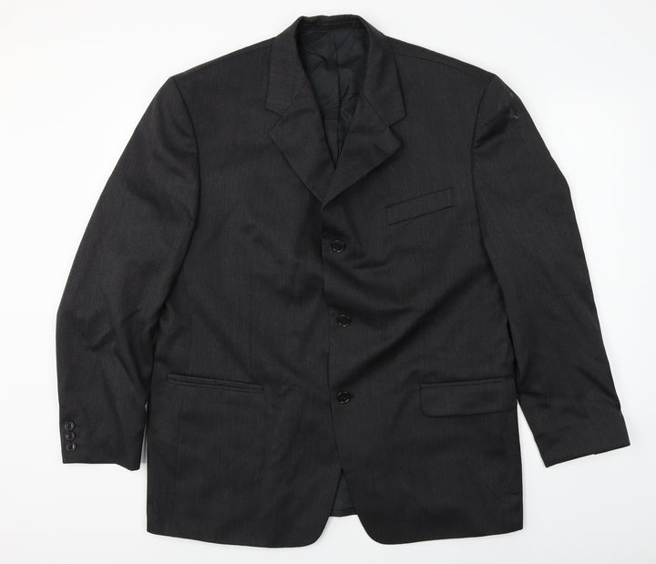 Horne Brother Mens Grey Jacket Sport Coat Size 44