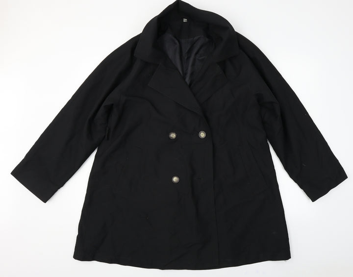 Rossetti Womens Black Jacket Coat Size 12