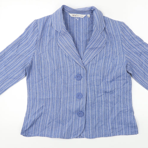 EWM  Womens Blue   Jacket Blazer Size 12